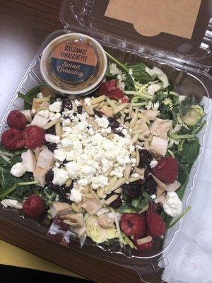 Power greens salad with chicken