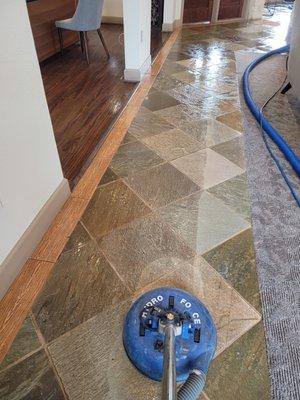 Tile cleaning