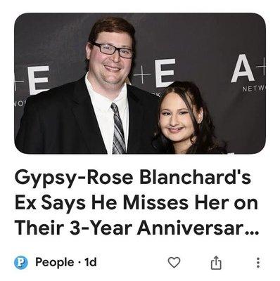 Does He Really? I don't understand the fascination, that any one might have for: Gypsy Rose Blanchard! NYC.