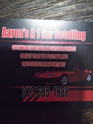 Aaron's A1 Car Detailing