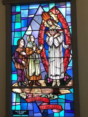 Our Lady of La Salette window.