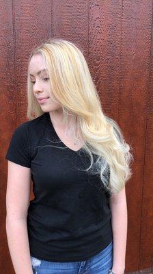 Blond balayage