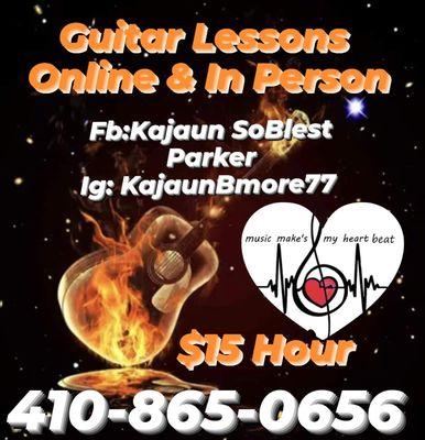 Guitar Lessons Online & In Person