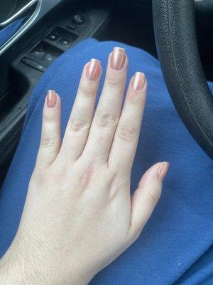 Shellac manicure