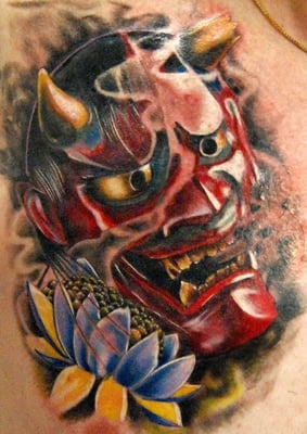 Devil tattoo by Dan Henk