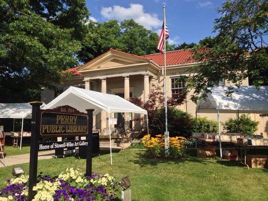 Annual Friends of Perry Public Library sale.