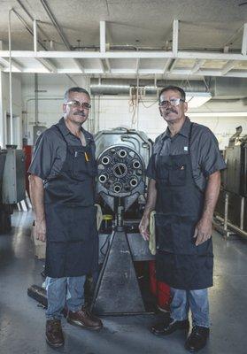 80 years of combined machining experience.