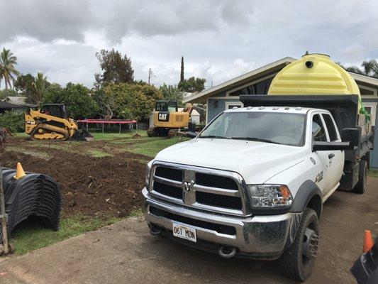 New drive rated septic system