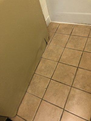 Bathroom door falling apart