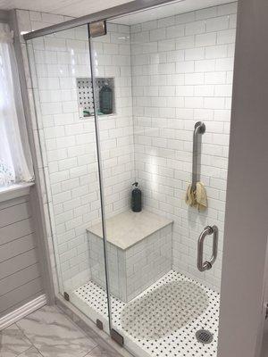 Complete shower units