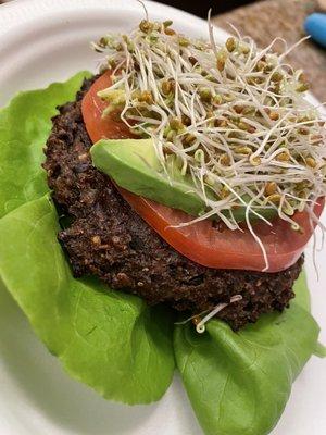 Mushroom Burger Keto And Plant Based