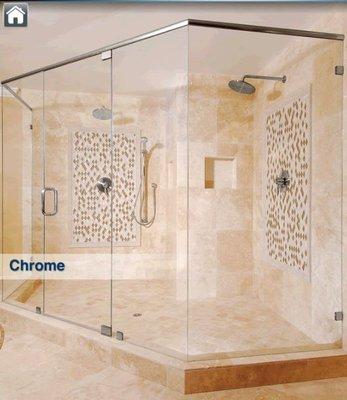 Custom Frameless Shower Enclosures and Doors.