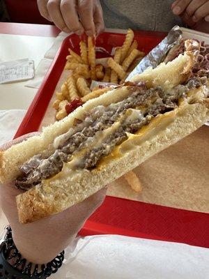 Philly Cheesesteak Sandwich Meal