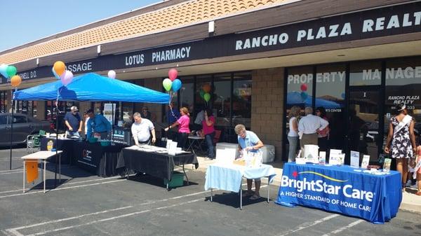 Ribbon cutting. Health Faire.