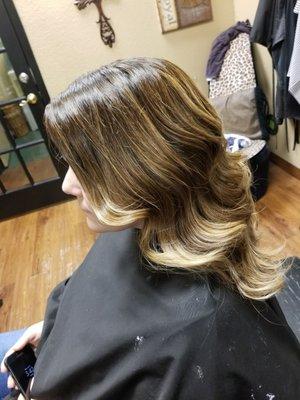 Styled and balyaged