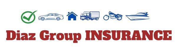 Outdoor sign for Diaz Group Insurance Cranston RI