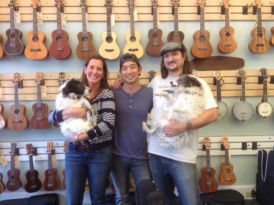 The amazing Jake Shimabukuro stopped by our store when he played here in Richmond!!! SO COOL!!