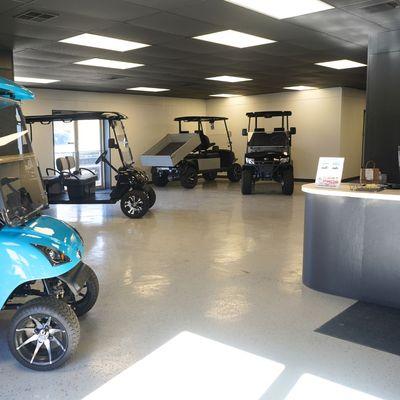 Interior of Cart Pros