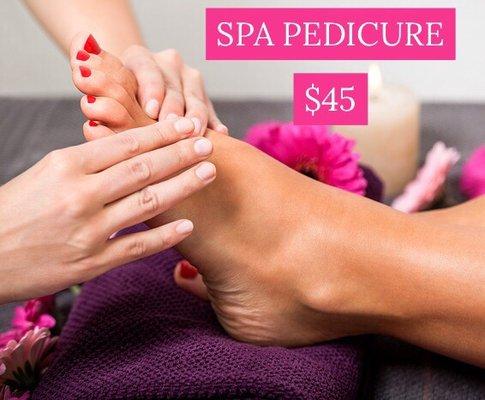 Spa pedicure available