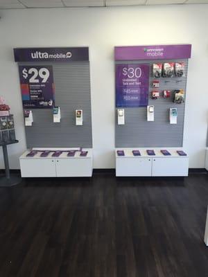 Ultra mobile and Univision mobile panels