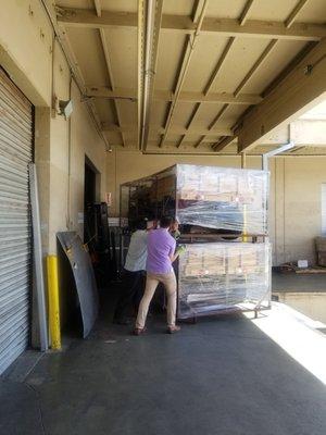 Taking care of our client's vehicle shipment! We can contact our network for ocean freight, trucking, and warehousing for you.