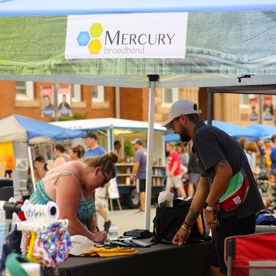 The Mercury Broadband team enjoys attending local community events to interact with our customers and connect with the community.