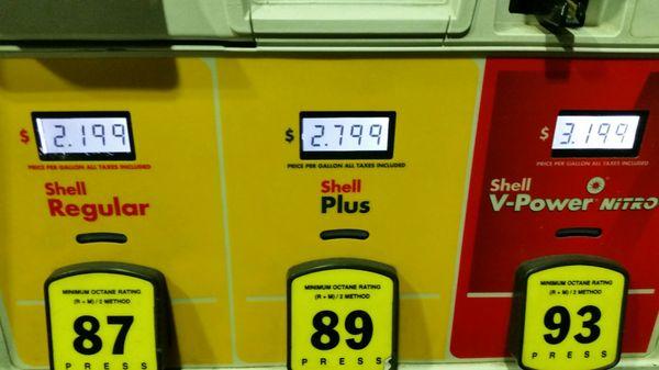 What is wrong with this picture. This place is a rip off. The divergence between price and octane level is ludicrous.