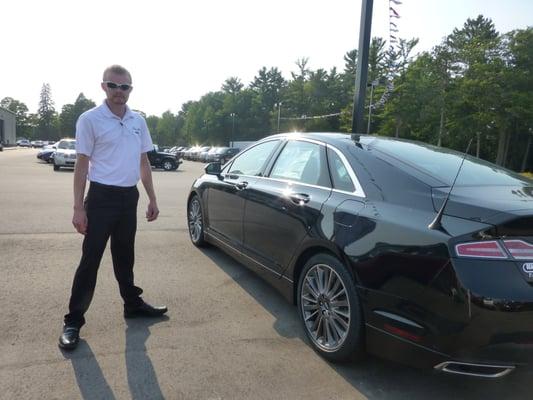 Scott next to my new ride!  Trust me this car was detailed to the MAX before I stepped into it.