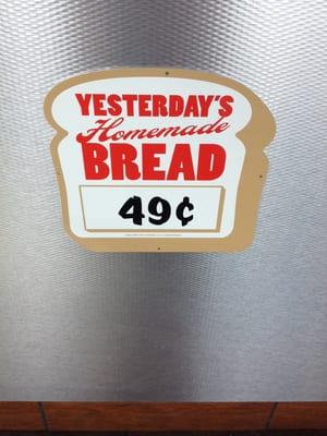 Day old bread for $.49!!!