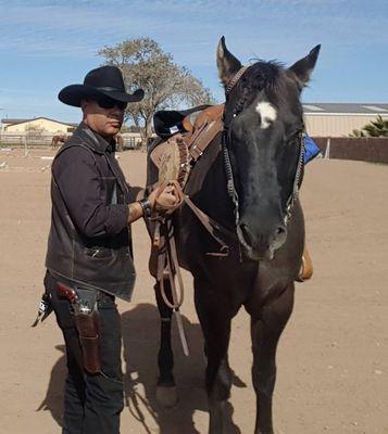 Rick, our trail ride guide.