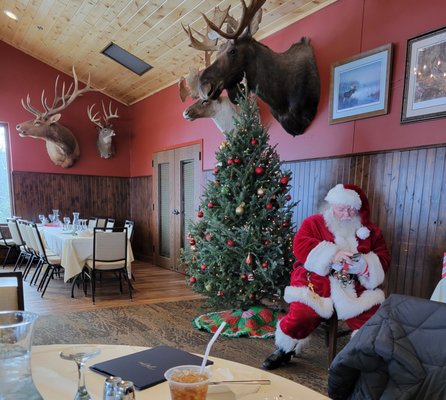 Santa on a well-deserved break