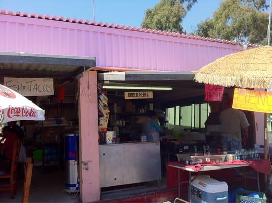 Storefront in an old self-storage unit