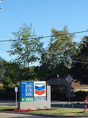 No other individual gas station, even other Chevrons, charges this high of a price for gas. Ridiculous.