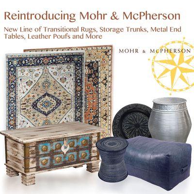 Our newest container of smaller home furnishings, accents, and transitional rugs has arrived online and to our Middleton Shop.