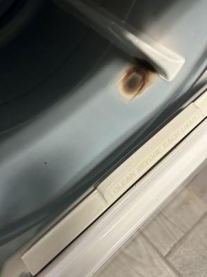 The dryer caught on fire  looks like