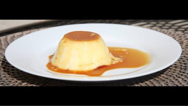 Flan... They also sell a large that serves 12 people and a medium which serves 6 people! Perfect dessert!