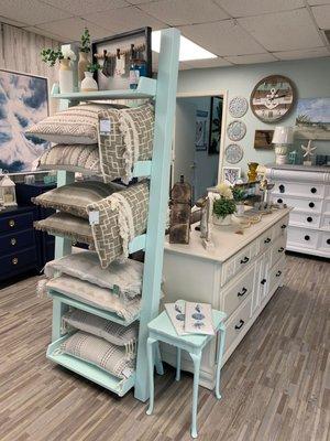 Our store, we have furniture, decor, gifts, and more.