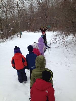 The cold never stopped us from exploring the outdoors!