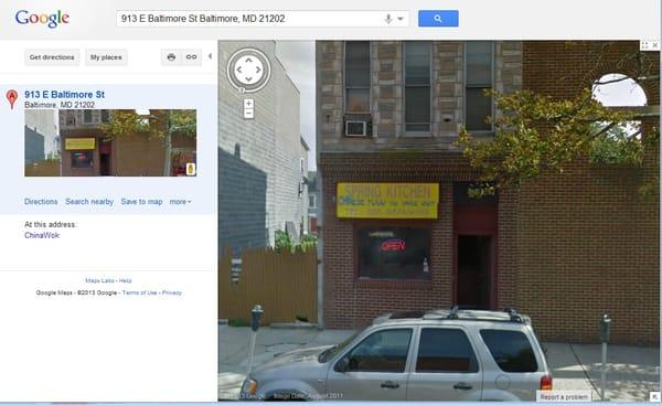 google maps street view...  it really is spring kitchen...not china wok.