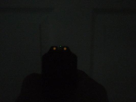 Glock night sights