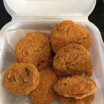 Fried Green Tomatoes with Come-Back Sauce...yum!