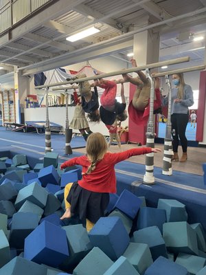 Gymnastics at school