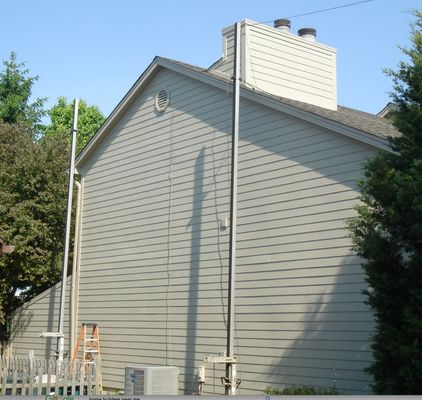 after side wall/chimney