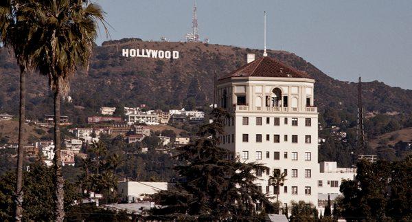 Our LA office in the historic Sunset Landmark building.