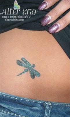 Everyone loves glitter tattoos!