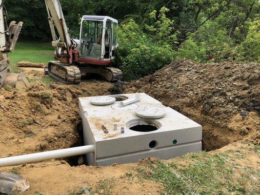 Tank installation