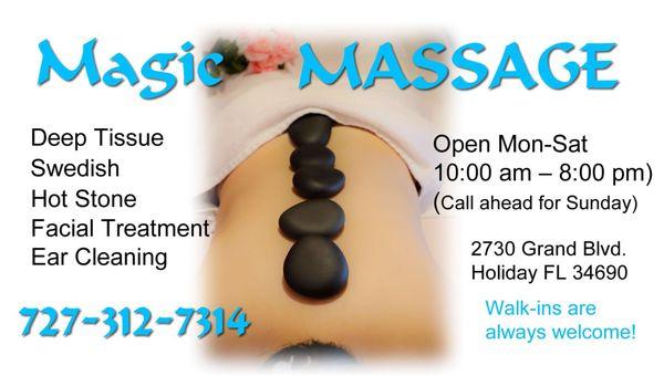 Hotstone massage