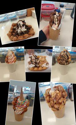 Must try our Bubble Waffle. It's a homemade recipe.