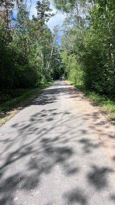 Heading north on the Leelanau Trail