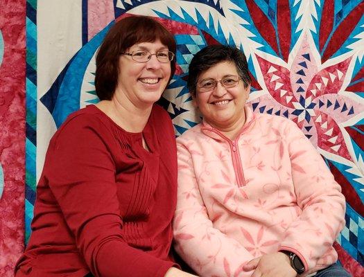 Nancy Dufoor & Patti Mitrowski, owners of Sew Many Things